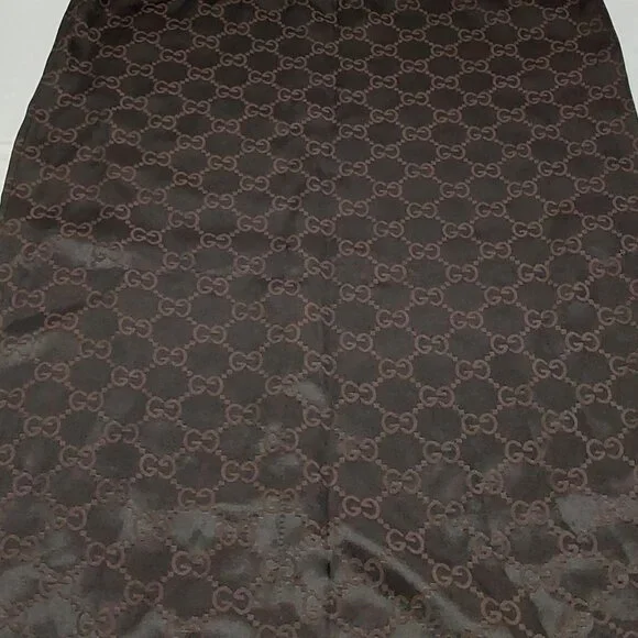 'GUCCI' DRAWSTRING 'GG' MONOGRAM DUST BAG - Picture 5 of 10